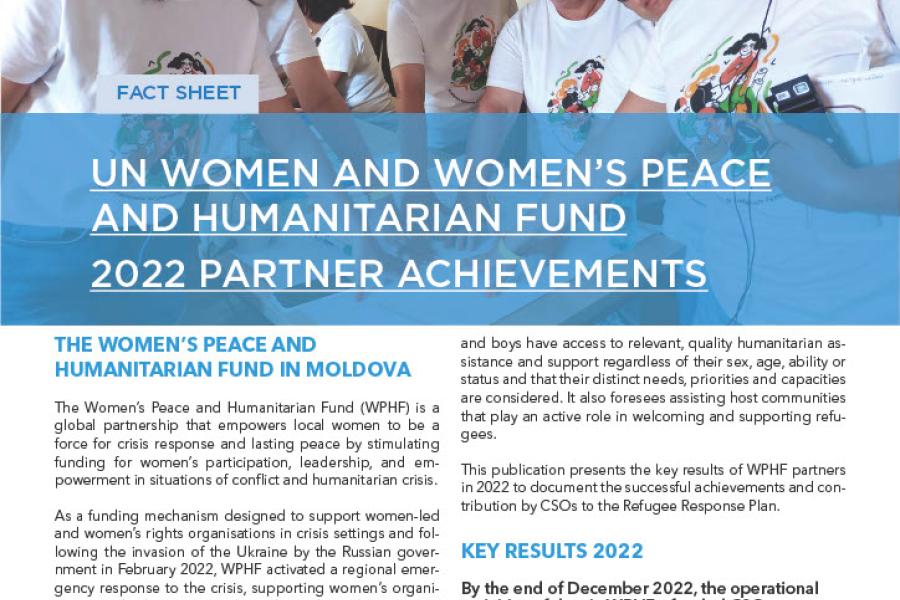 Un Women And Womens Peace And Humanitarian Fund 2022 Partner Achievements United Nations In 5251